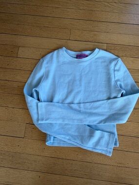 Edikted Kids Light Blue Crewneck Sweatshirt